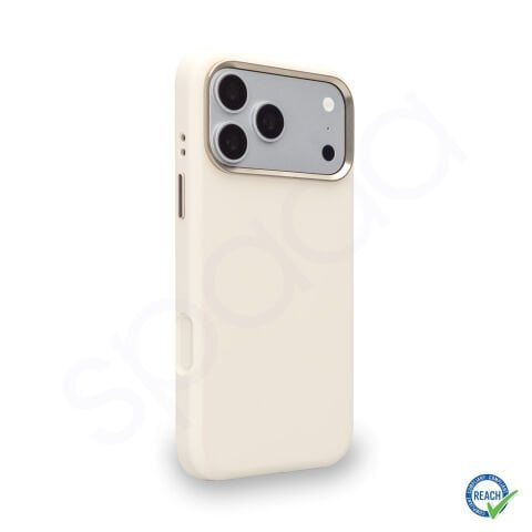iPhone 17 Pro Spada Liquid Silikon Magsafe Krem Kılıf