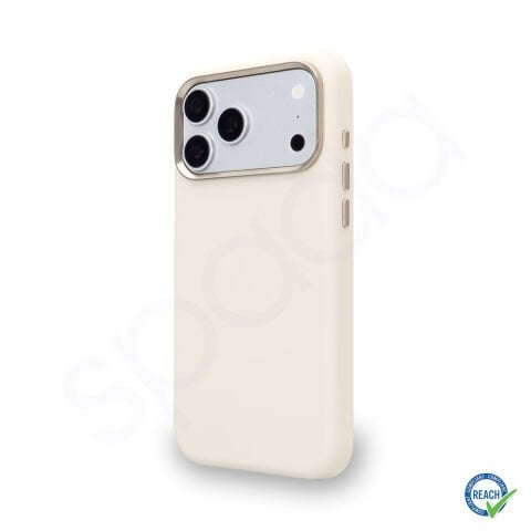 iPhone 17 Pro Spada Liquid Silikon Magsafe Krem Kılıf