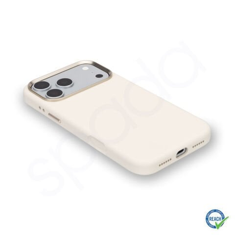 iPhone 17 Pro Spada Liquid Silikon Magsafe Krem Kılıf
