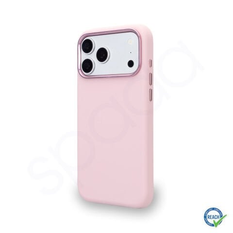 iPhone 17 Pro Spada Liquid Silikon Magsafe Pembe Kılıf