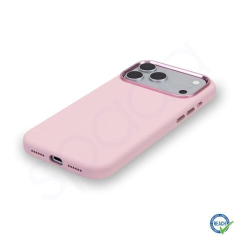 iPhone 17 Pro Spada Liquid Silikon Magsafe Pembe Kılıf