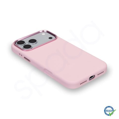iPhone 17 Pro Spada Liquid Silikon Magsafe Pembe Kılıf
