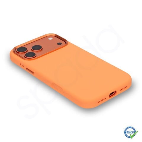 iPhone 17 Pro Spada Liquid Silikon Magsafe Turuncu Kılıf