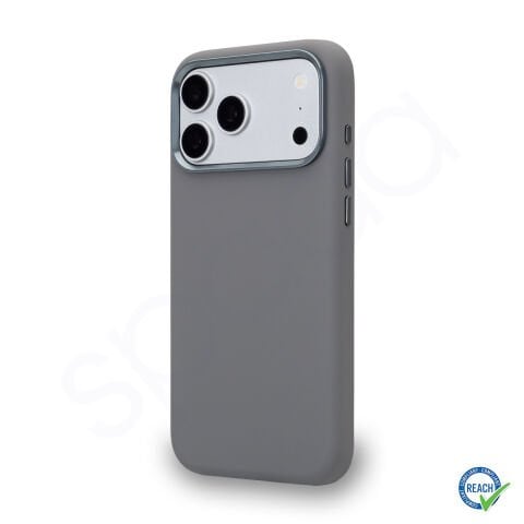 iPhone 17 Pro Spada Liquid Silikon Magsafe Gri Kılıf