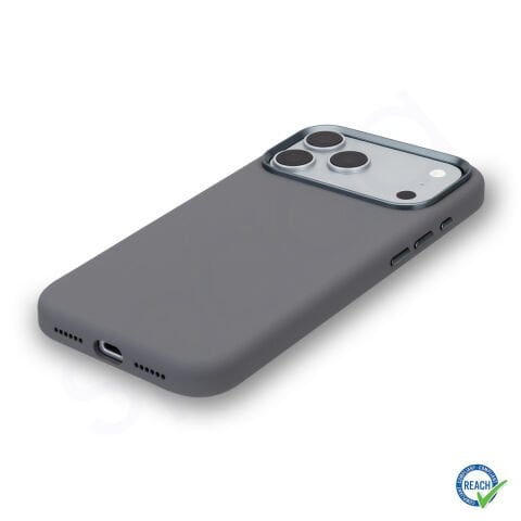 iPhone 17 Pro Spada Liquid Silikon Magsafe Gri Kılıf