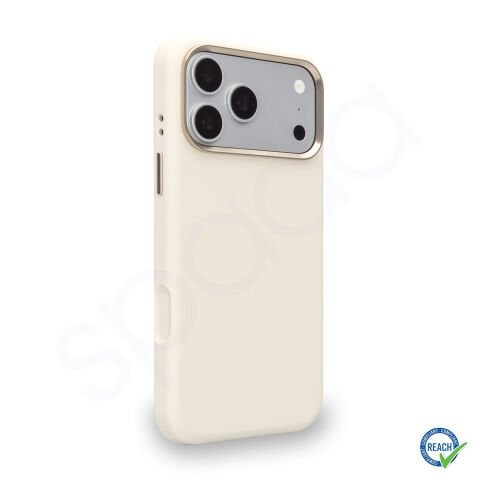 iPhone 17 Pro Spada Liquid Silikon Magsafe Krem Kılıf