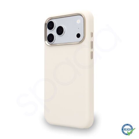 iPhone 17 Pro Spada Liquid Silikon Magsafe Krem Kılıf
