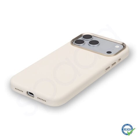 iPhone 17 Pro Spada Liquid Silikon Magsafe Krem Kılıf