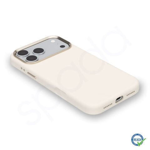 iPhone 17 Pro Spada Liquid Silikon Magsafe Krem Kılıf