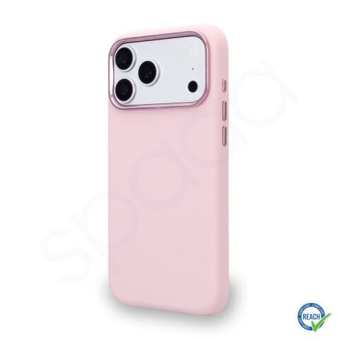iPhone 17 Pro Spada Liquid Silikon Magsafe Pembe Kılıf