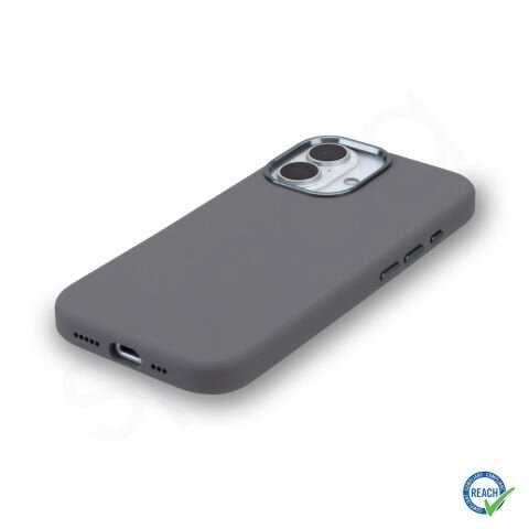 iPhone 17 Pro Spada Liquid Silikon Magsafe Gri Kılıf