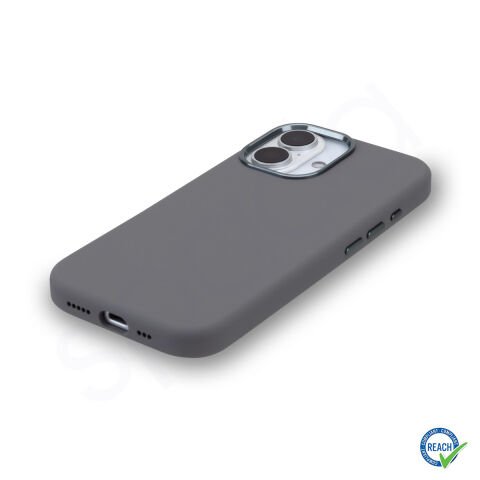 iPhone 17 Spada Liquid Silikon Magsafe Gri Kılıf