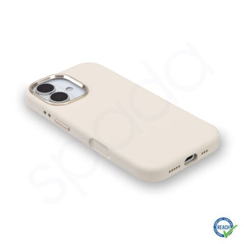iPhone 17 Pro Spada Liquid Silikon Magsafe Krem Kılıf