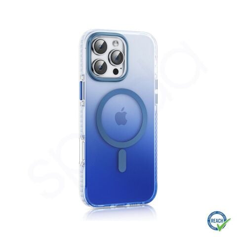 iPhone 15 Pro Spada Icon Magsafe Mavi Kapak