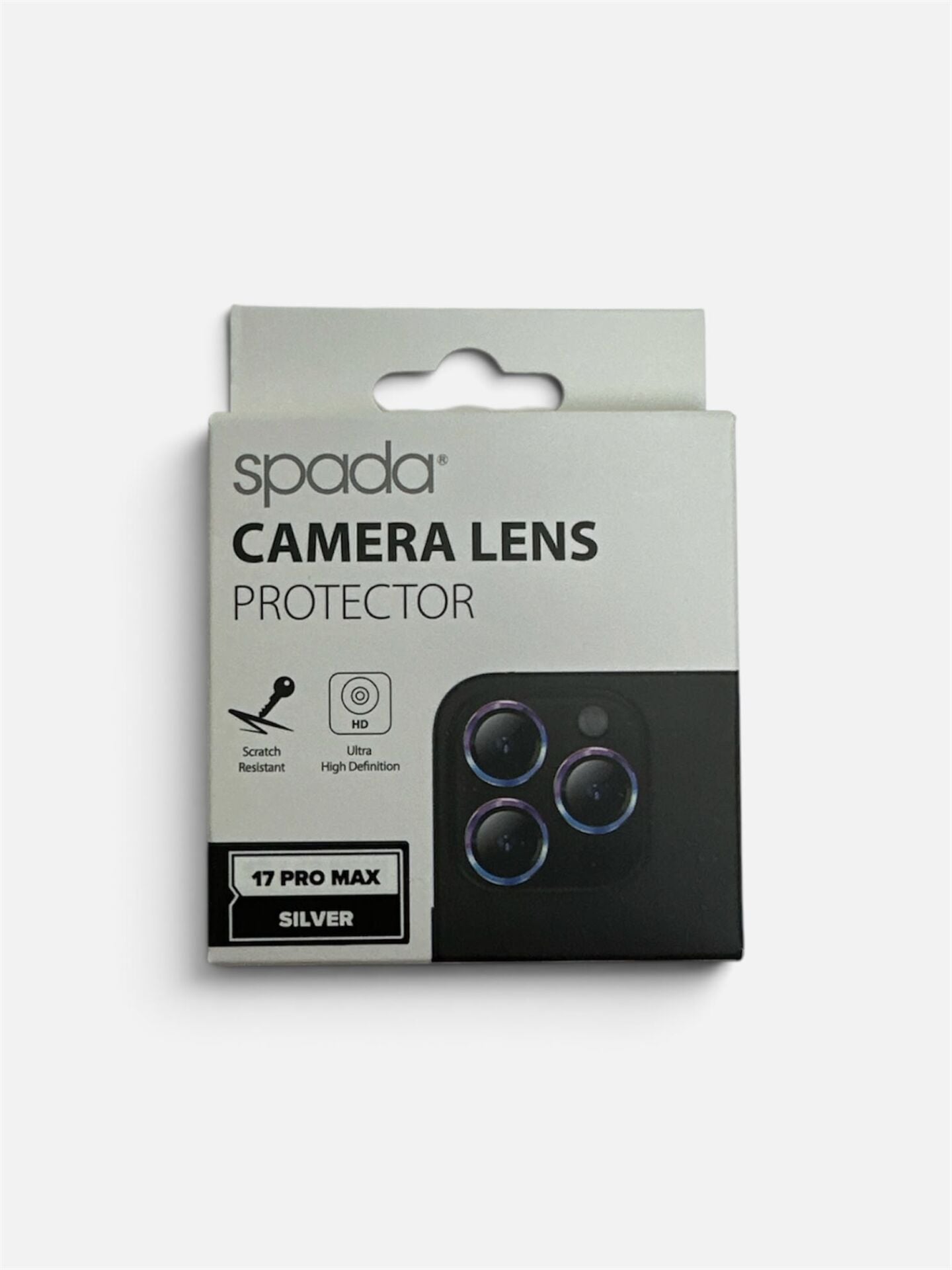 iPhone 17 Pro Max Spada Kamera Lens Koruyucu - Silver