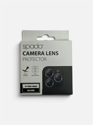 iPhone 17 Pro Max Spada Kamera Lens Koruyucu - Silver